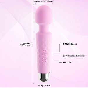 Pink Massager - Multi speed - Waterproof